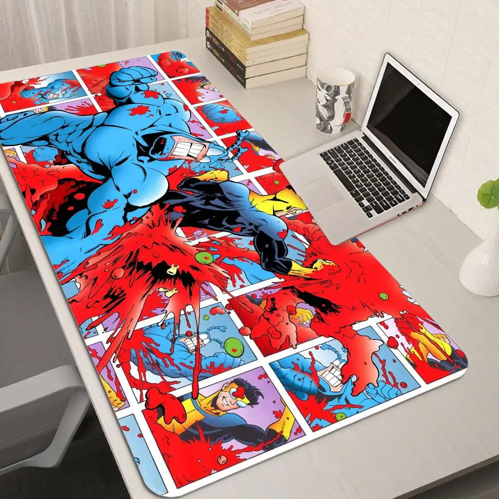 Mouse Pad PC Gaming Mouse Desk gaming accessories Mat Large Mouse pad I-Invincible large Keyboard Pad Desktop Rubber Mouse burea