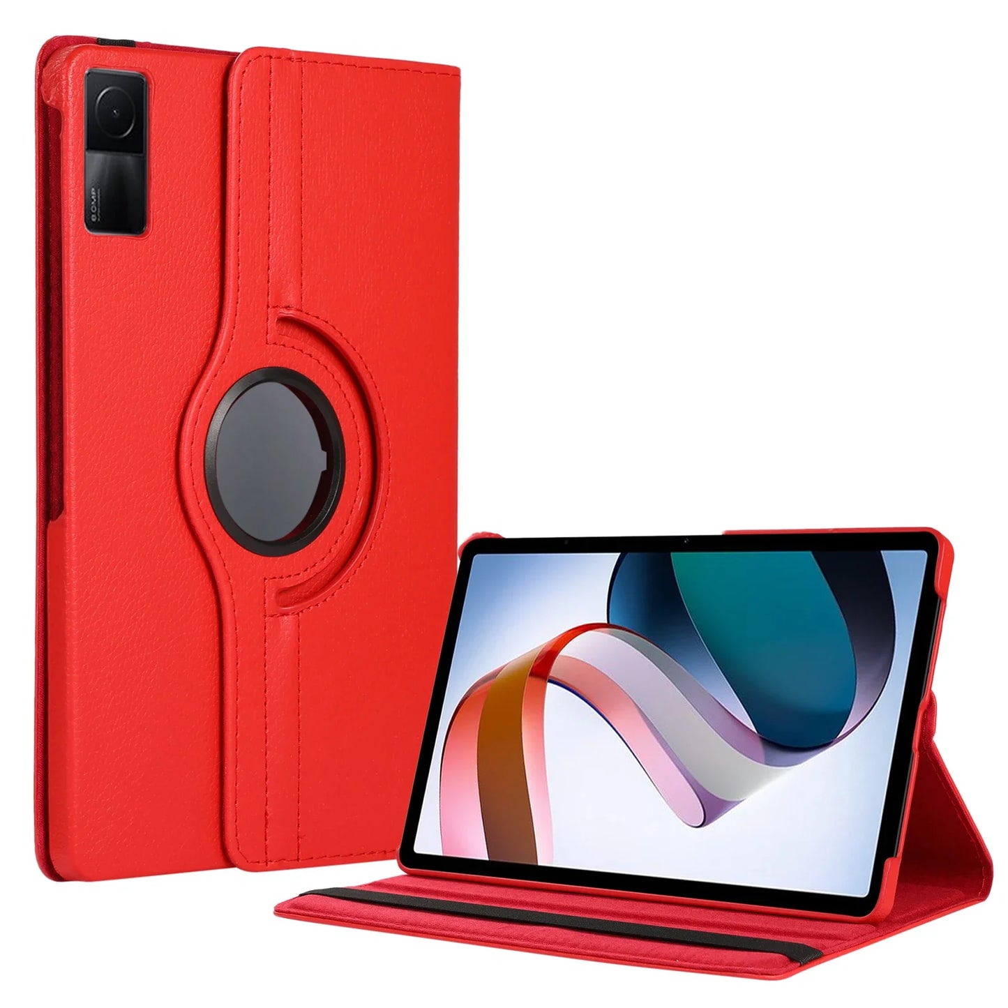 360 Degree Rotating Case For Xiaomi Redmi Pad SE Cover 11inch 2023 PU Leather Tablet Cover Redmi Pad SE (11")Stand Holder Hoster