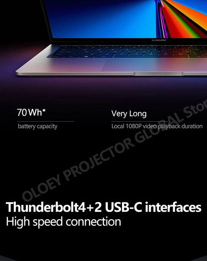 Xiaomi Book Pro 16 2022 1260P/1240P 2050 4G 16Inch 4K OLED Touch Screen Mi Book