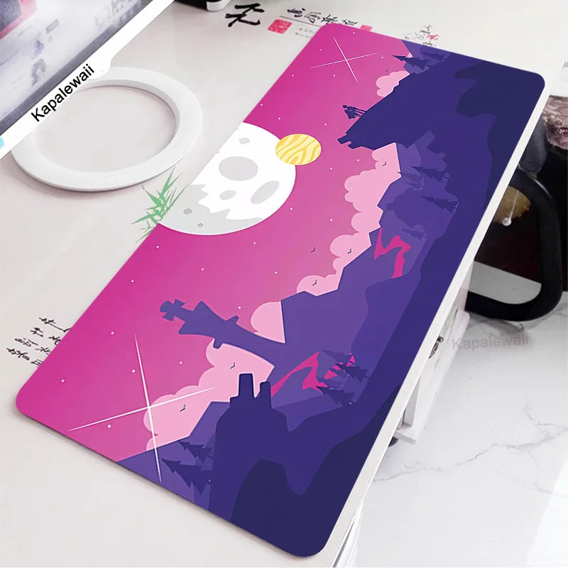 Gmk Starry Sky Mouse Pad XXL Company Mouse Mat Gamer Mechanical Keyboard Desk Mat Large Deskpad 900x400 Personalized Mousepad