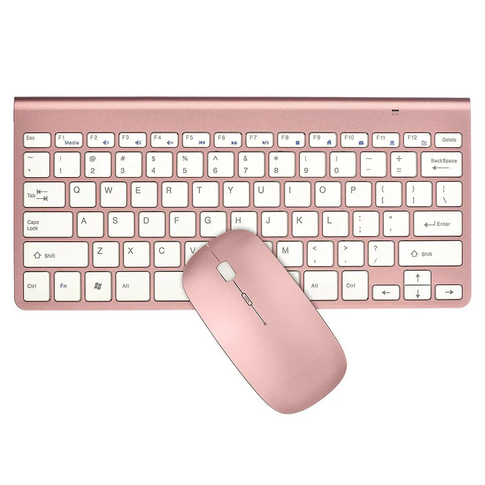 2.4Ghz Ultra-Thin Wireless Keyboard And Mouse Combo With USB Receiver Mouse Keyboard Set For Apple PC WindowsXP/7/8/10