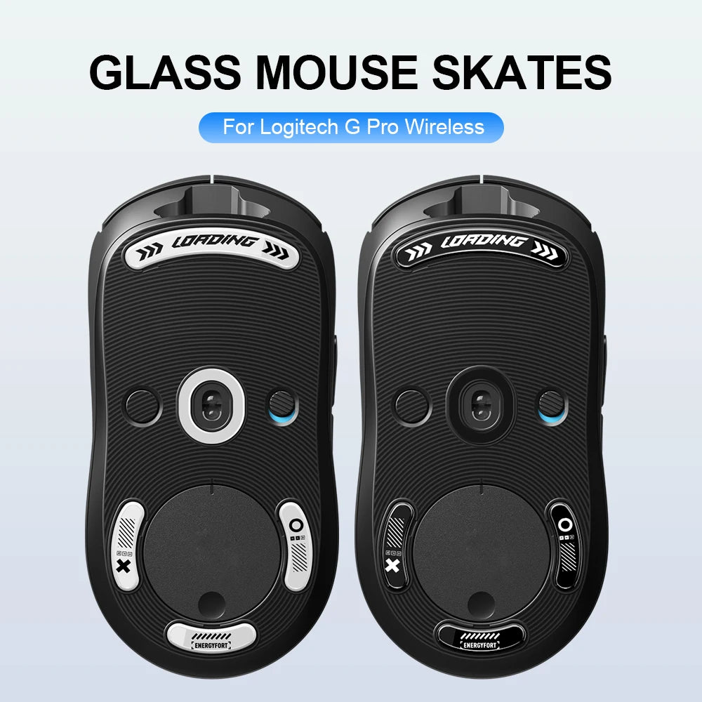 Rounded Curved Edges Mouse Feet Mouse Skates Mouse Pads for Logitech G Pro Wireless Smooth Glass  for G PRO 2 LIGHTSPEED