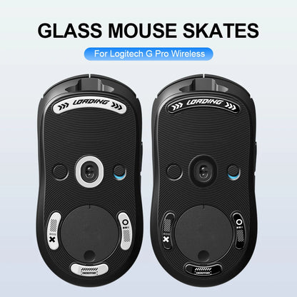 Rounded Curved Edges Mouse Feet Mouse Skates Mouse Pads for Logitech G Pro Wireless Smooth Glass  for G PRO 2 LIGHTSPEED