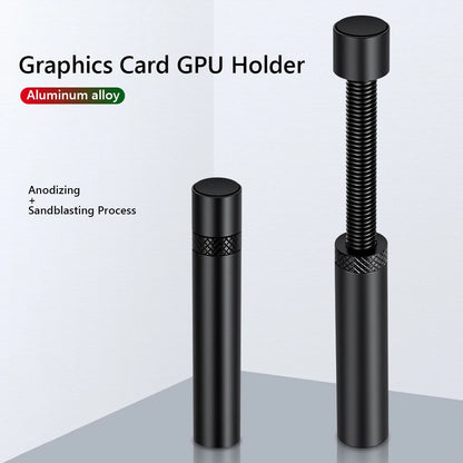 Graphics Card GPU Brace Support Aluminum Alloy Video Card Sag Holder Bracket GPU Sag Bracket Computer PC Case Mount Bracket