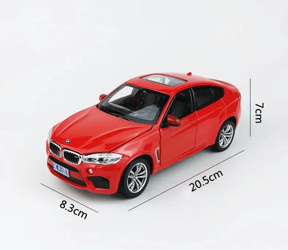 1:24 BMW X6M X6 SUV Alloy Sports Car Model Diecasts Metal Vehicles Car Model Simulation Collection Childrens Toy Gift