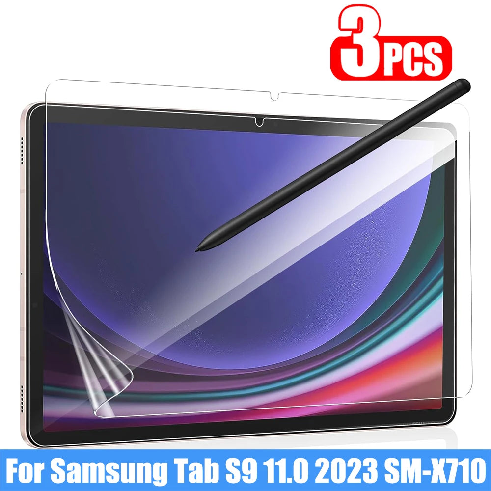 For Samsung Galaxy Tab S9 FE Writing Film For Samsung Tab A9 A9+ S9FE Plus Tab S7 S8 S9 Plus Paper Like Matte Screen Protector