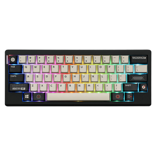 EPOMAKER Hack59 QMK/VIA HHKB-like Layout Wired/2.4GHz/Bluetooth 5.0 Wireless Gasket-mounted Hot-Swap Mechanical Gaming Keyboard
