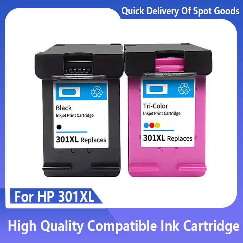 301 XL Remanufactured For HP 301 301XL Ink Cartridge For HP301 Envy 5530 Deskjet 2050 2540 2510 1000 1050 Printer