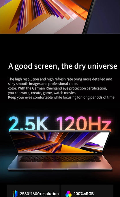 Original Xiaomi Mi Redmi Book 16 2024 intel i5 13500H 16GB RAM 512GB SSD 16inch 2.5K 120Hz Screen JYU4577CN