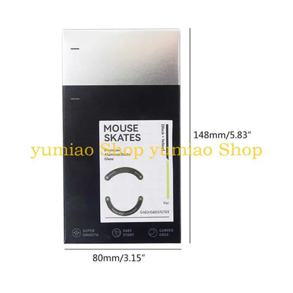 587B Curved TALONGAMES Glass Mouse Feet Pad Mouse Skates Anti-Slip Mouse Glides for G403 G603 G703 Gaming Mouse Sticker