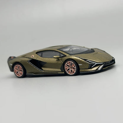 MINIGT 1:64 Lamborghini Sián FKP 37 Presentation Alloy Car Model 529