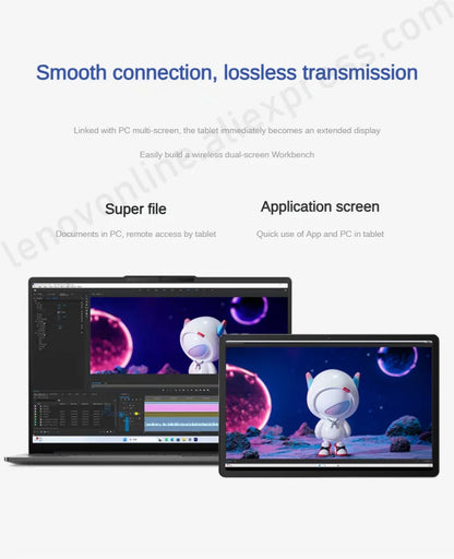 Global Rom Lenovo Xiaoxin Pad Plus 12.7" TB372FC Matte Display Natural Light Anti-Glare 60Hz Comfortable Visual Android Tablet