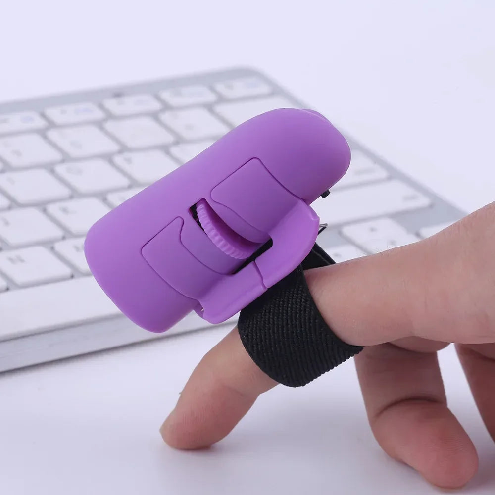 Universal 2.4GHz USB Wireless Finger Rings Optical Mini Mouse 1600Dpi For Notebook Laptop Tablet Desktop PC Mouse