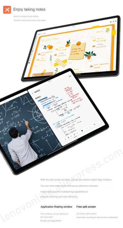 Global Rom Lenovo Xiaoxin Pad Plus 12.7" TB372FC Matte Display Natural Light Anti-Glare 60Hz Comfortable Visual Android Tablet