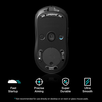 Rounded Curved Edges Mouse Feet Mouse Skates Mouse Pads for Logitech G Pro Wireless Smooth Glass  for G PRO 2 LIGHTSPEED