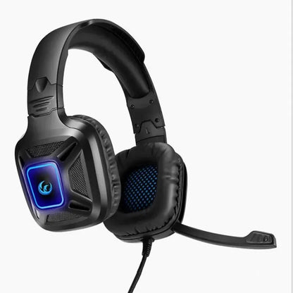 1PC Gaming Headset Experience Immersive Audio With Mic LED Lights Soft Memory Earmuffs Headphone