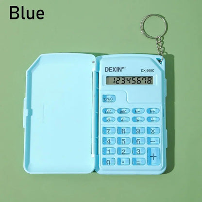 Flip Cover Calculator Mini Portable Math Calculator For Office Accounting School Students