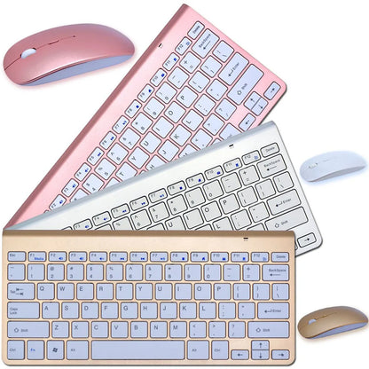 2.4Ghz Ultra-Thin Wireless Keyboard And Mouse Combo With USB Receiver Mouse Keyboard Set For Apple PC WindowsXP/7/8/10