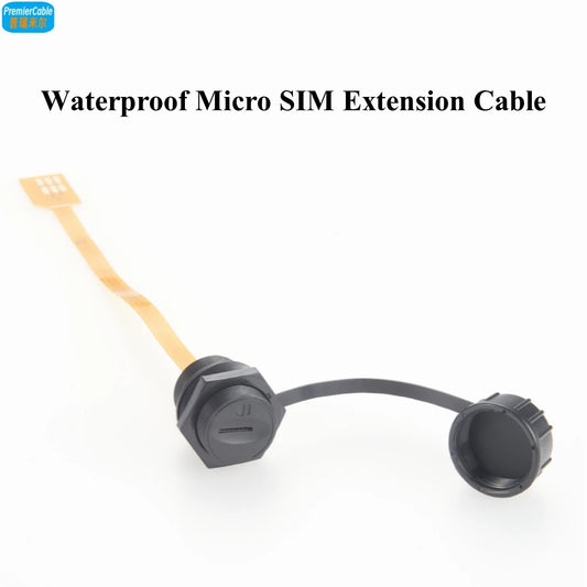 Waterproof Micro SIM Extension Cable kit Extender Panel Mount IP67 SIM Card Slot Outdoor Enclosure Micro-SIM Flexible Card