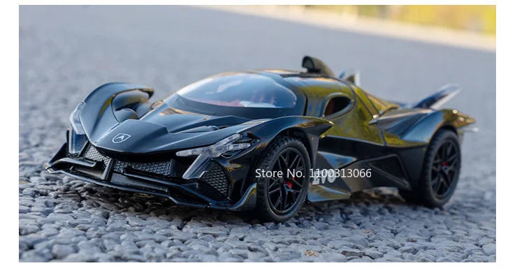 1/32 Metal Die Cast Apollo EVO Cars Model Toy with Light and Music Sports Car Toys Doors Opened Vehicles for Kids Birthday Gifts