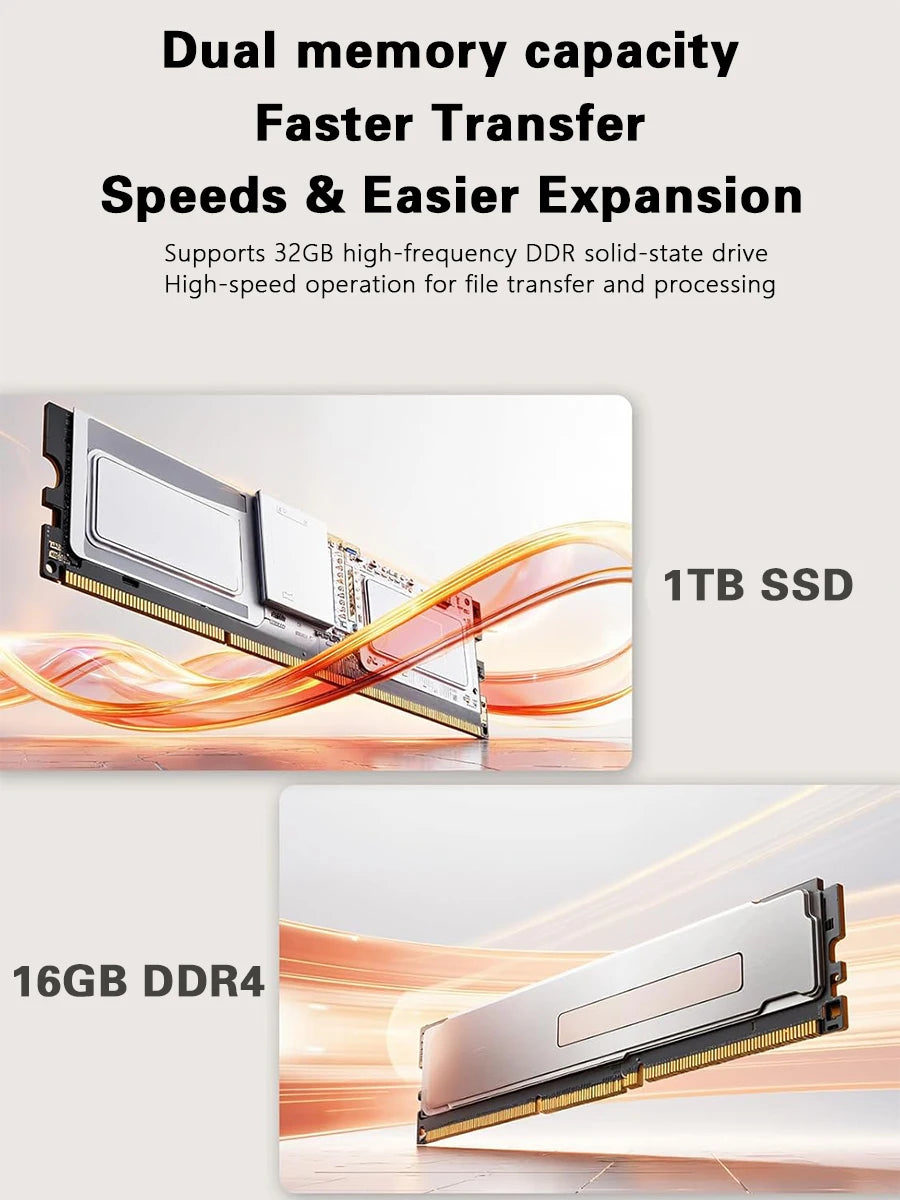 ACEKAMAS 15.6" Intel Core i7 6500U i3 6100U Laptop Computer Windows 11 Pro 16GB DDR4 1TB SSD Notebook PC Portable Laptops Gaming