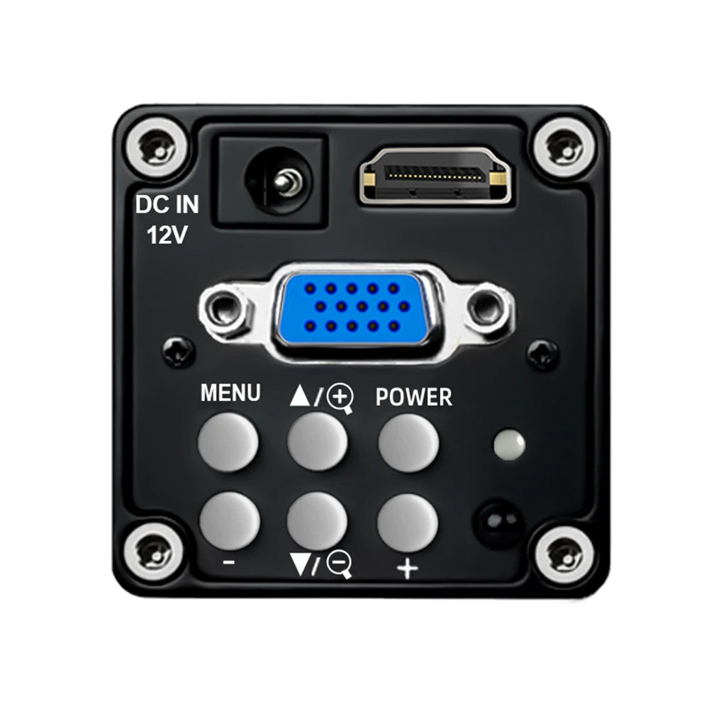 YIZHAN 130X Lens C-mount Digital Microscope for Electronics 4K 1080P HD Industrial Cameras 60MP 48MP HDMI USB VGA Repair Tools