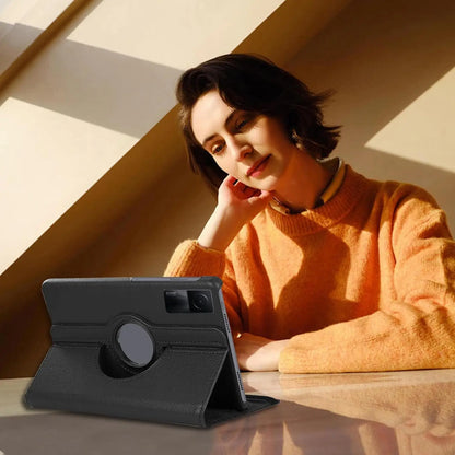 360 Degree Rotating Case For Xiaomi Redmi Pad SE Cover 11inch 2023 PU Leather Tablet Cover Redmi Pad SE (11")Stand Holder Hoster