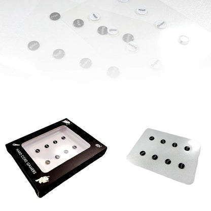 1 Pack Glass Mouse Skates DIY Universal Dots Mouse Feet Pads Sticker for Gaming Mouse Anti-Slip Pad