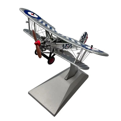 1:72 British Royal Air Force k-2159 Bristol Bulldog Biplane Propeller Fighter Diecast Metal Airplane Plane Aircraft Model Toy