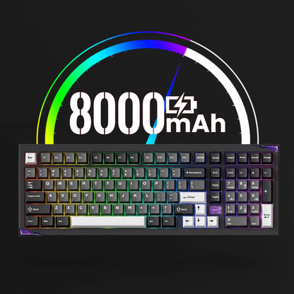 Akko Mineral 02 VIA Mechanical Keyboard/Barebone Kit Aluminum 102 Keys RGB Hot-swappable Tri-mode Wireless Custom Keyboard/Kit