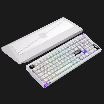 Akko Mineral 02 VIA Mechanical Keyboard/Barebone Kit Aluminum 102 Keys RGB Hot-swappable Tri-mode Wireless Custom Keyboard/Kit