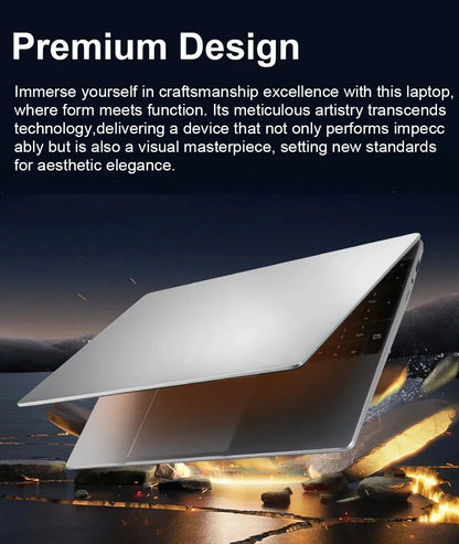 Xiaman 15.6" Ultra Slim Laptop Computer Windows 11 Laptop 16GB RAM 1TB 2TB SSD Intel Celeron N4000 HD Office Study Notebook PC