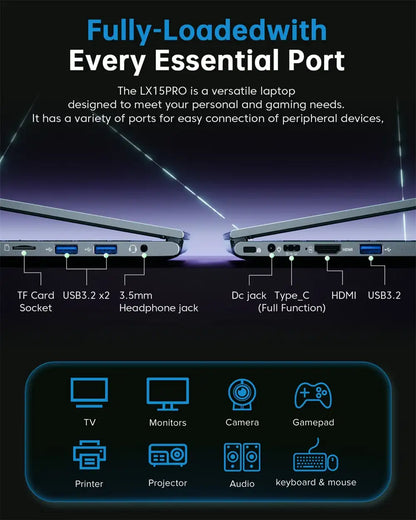 ACEMAGIC Laptop 15.6inch FHD Laptop AMD Ryzen 7 7730U 16GB RAM 512GB SSD Windows 11 Pro Notebook 180° Flip Computer Wifi6 BT5.2
