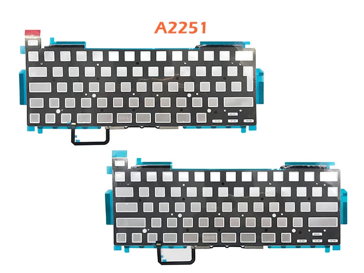 Laptop A2251 A2289 A2337 A2141 A2338 EU UK US English Keyboard Backlight For Macbook Air Pro Retina 13" 16" Backlit Foil Sheet