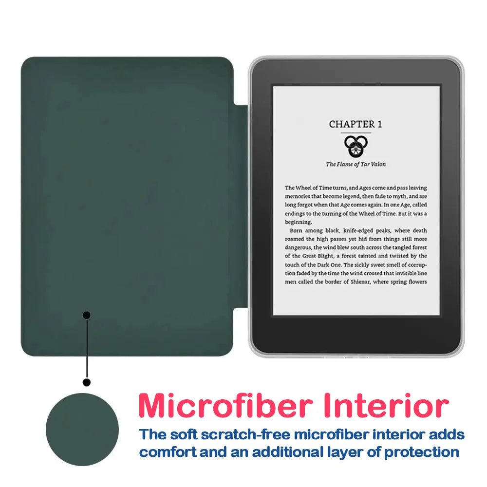 Acrylic Case for Kindle 6 Inch 2022 2024 Release 11th Generation Model No. C2V2L3 RS23CV Protective Cover Pouch 6'' Accessories