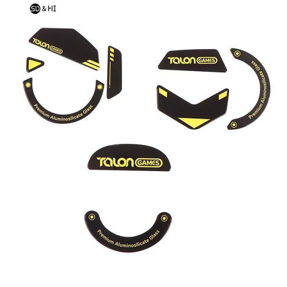 1Pack TALONGAMES Glass Mouse Skates Glide Feet Pads Mouse Feet Sticker for G502 G502X Pulsar X2/X2mini Rounded Curved Edges
