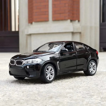 1:24 BMW X6M X6 SUV Alloy Sports Car Model Diecasts Metal Vehicles Car Model Simulation Collection Childrens Toy Gift