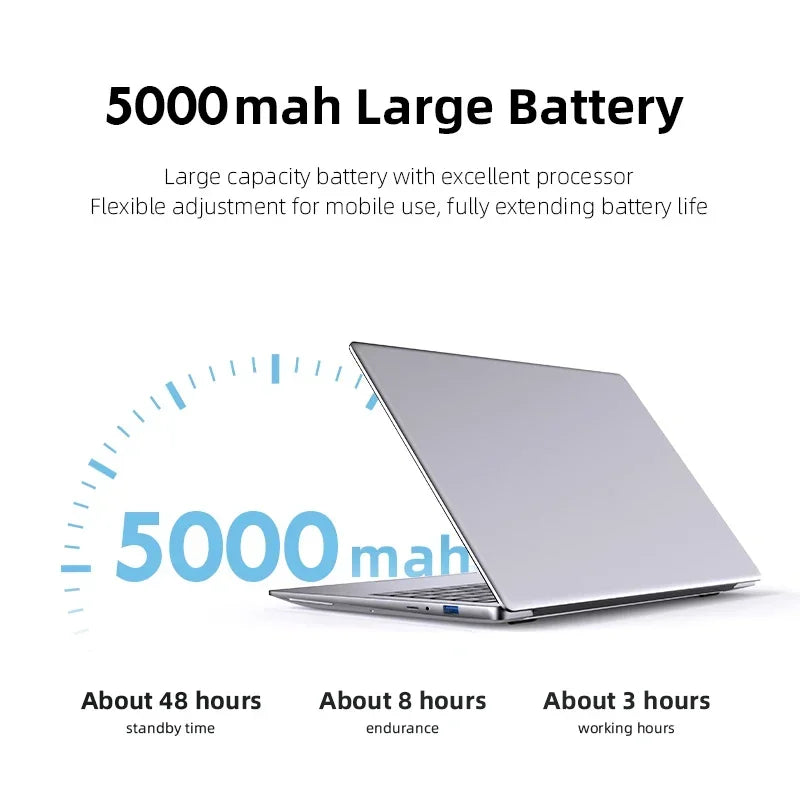 14.1 Inch Intel Core I7 7500U 1080P Windows 11 Laptop Computer PC 12GB DDR4 512GB 1TB SSD Office Notebook Gaming laptops