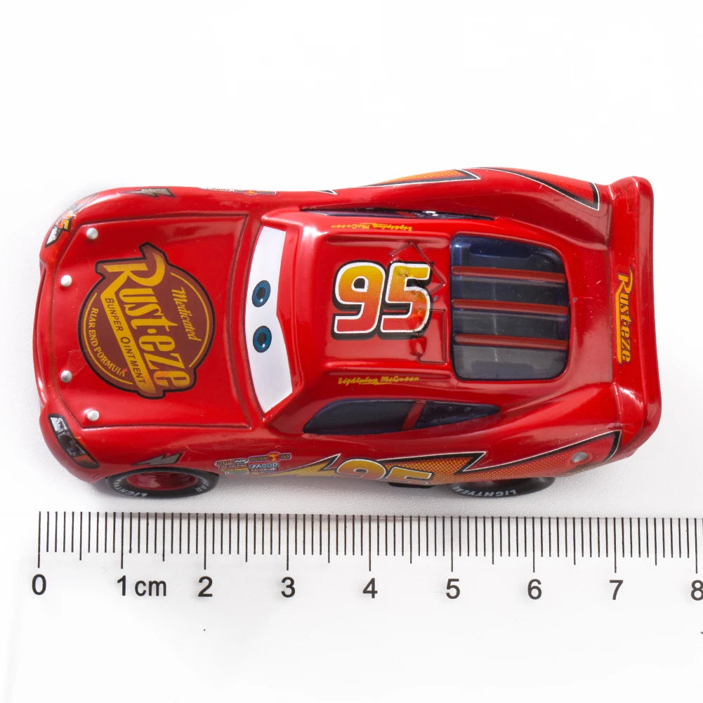 Cars Disney Pixar Cars 2 3 Toy Lightning McQueen Mater Jackson Storm Alloy Metal Model Car 1:55 Metal Toys Children Gifts