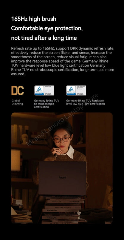 2024 New Xiaomi RedmiBook Pro 16 Ultra 5 125H 32GB LPDDR5 1TB SSD 3.1K 165Hz 16inch