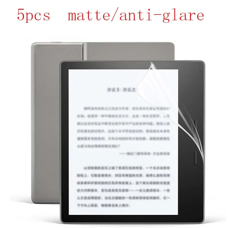 Matte Screen Protector Plastic Film For Kindle Oasis 2016 2017 2019/Paperwhite1 2 3 4 5 2021/Kindle 2019/Kindle Voyage,  5pcs