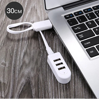 3 Port USB Hub USB 2.0 Splitter For Data Charging USB Charger Hub Laptop PC Computer Accessories USB Cable Extend Adapter