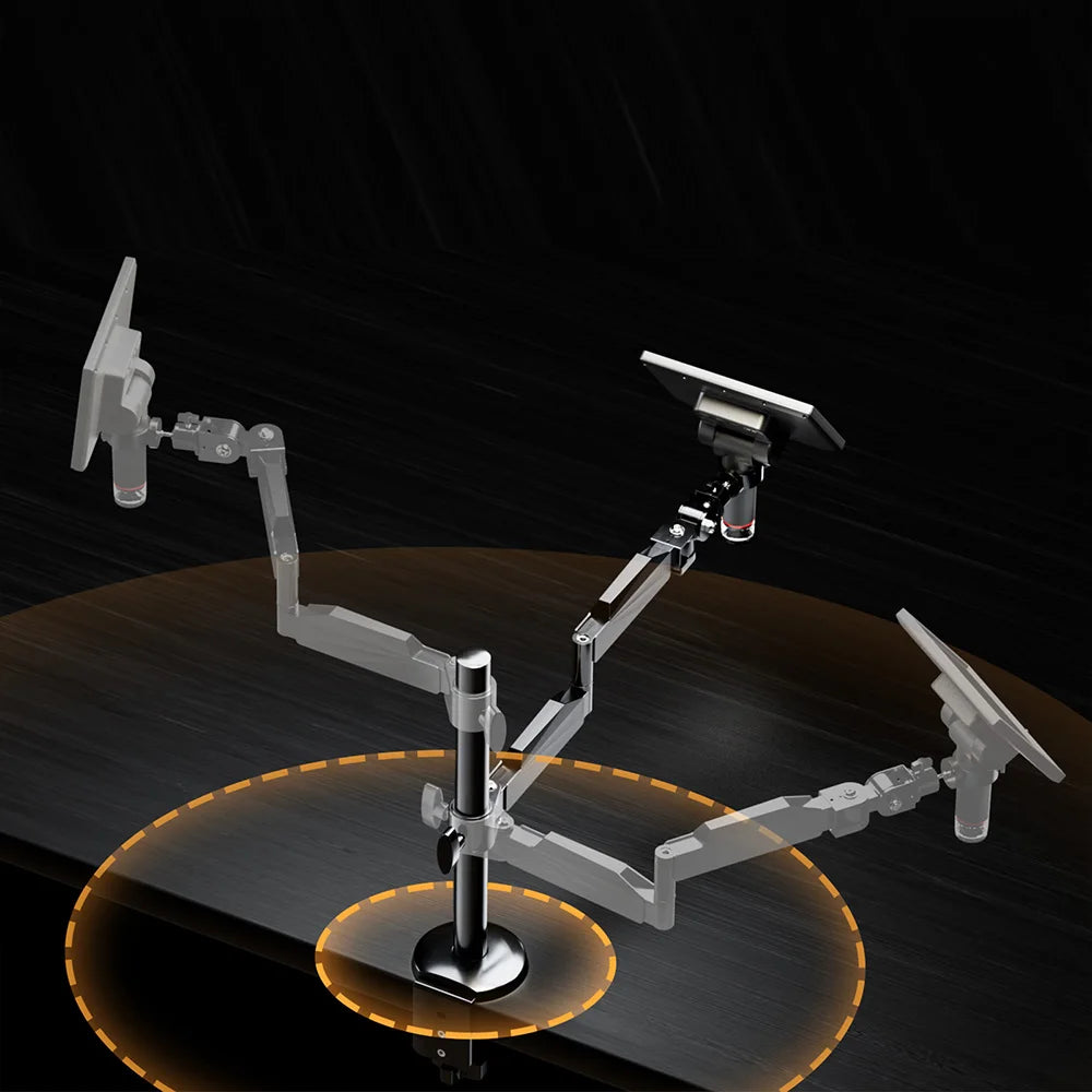 Elikliv EM4K Flex 4K Digital Soldering Microscope 2000X 10.1" HDMI Microscope for Electronics with Boom Arm Stand Ring Light