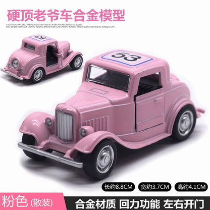 Cute Diecast Alloy Metal Car Bus Motor Tricycle Motorcycle Taxi Model Toy Children Birthday Gift