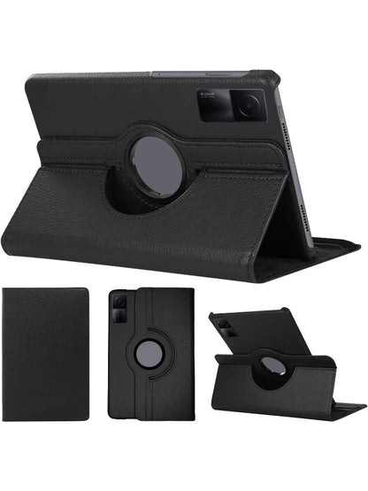 360 Degree Rotating Case For Xiaomi Redmi Pad SE Cover 11inch 2023 PU Leather Tablet Cover Redmi Pad SE (11")Stand Holder Hoster