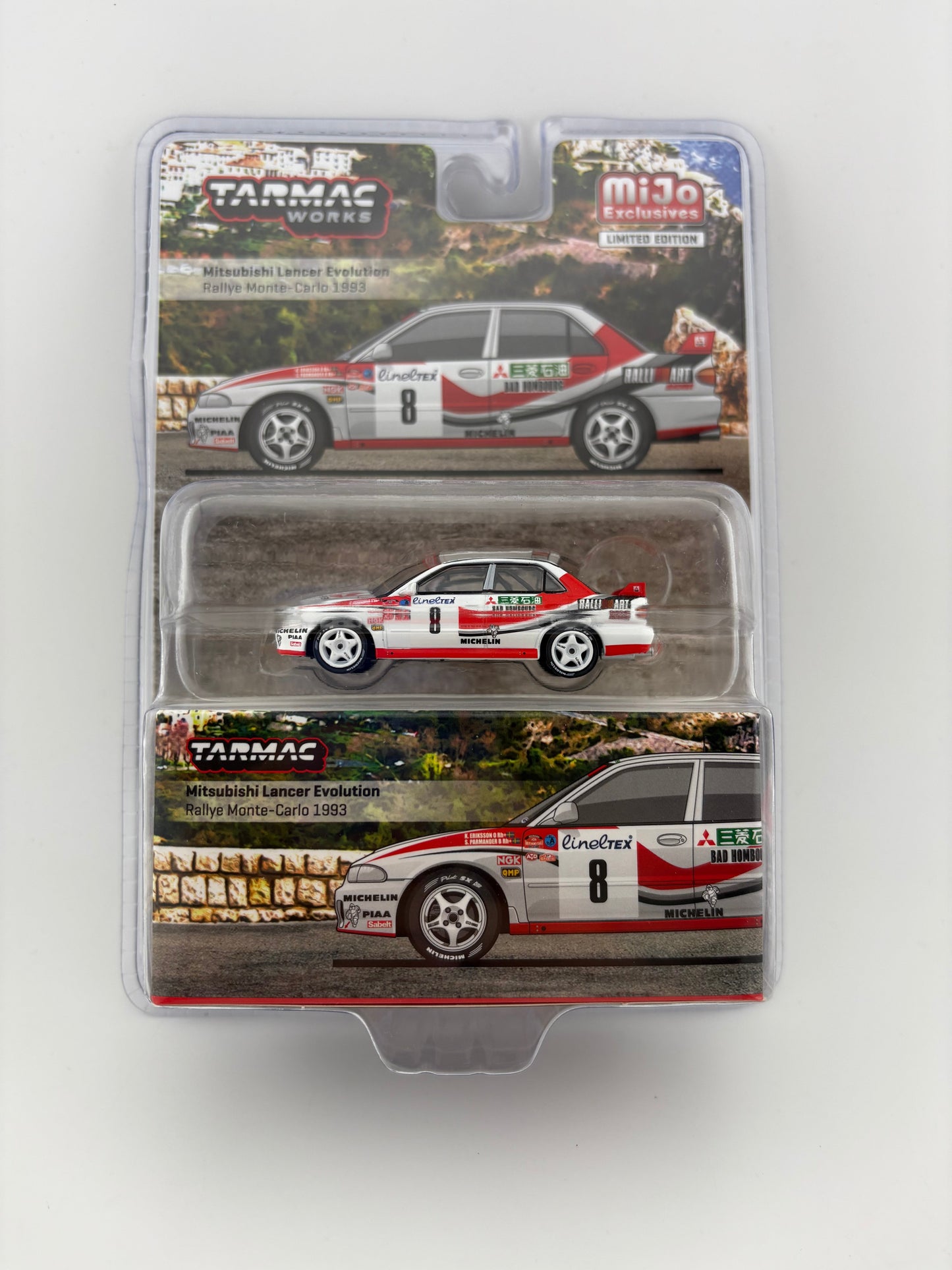 Tarmac Works Mitsubishi Lancer Evolution Rallye Monte-Carlo (MiJo Exclusive)