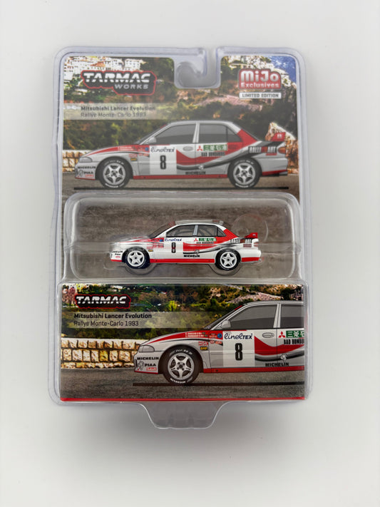 Tarmac Works Mitsubishi Lancer Evolution Rallye Monte-Carlo (MiJo Exclusive)